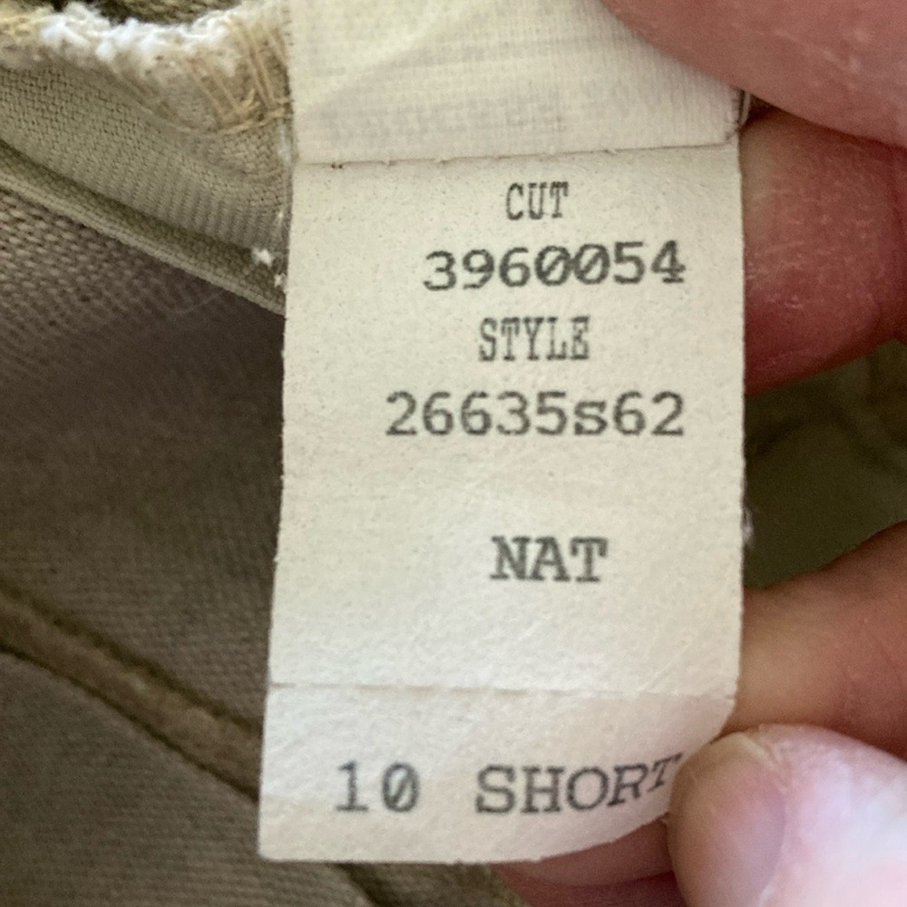 Vintage Savane Womens Barrel Style‎ Linen Cotton High Rise Pant Size 10S Tan - Picture 13 of 14